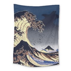 The Great Wave Off Kanagawa Japanese Waves Medium Tapestry by Vaneshop