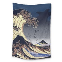 The Great Wave Off Kanagawa Japanese Waves Large Tapestry by Vaneshop