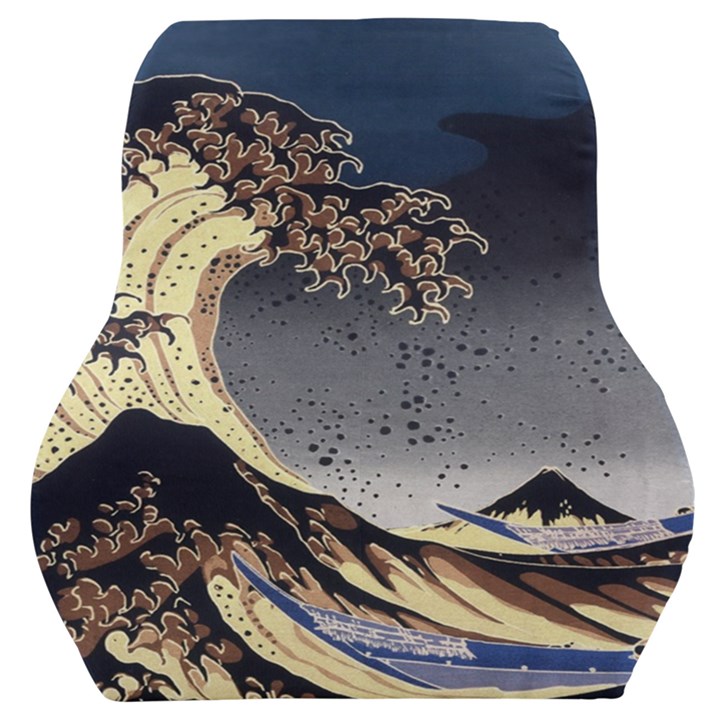 The Great Wave Off Kanagawa Japanese Waves Car Seat Back Cushion 