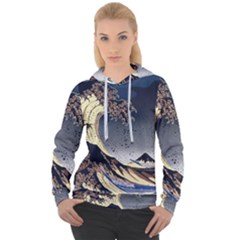 The Great Wave Off Kanagawa Japanese Waves Women s Overhead Hoodie by Vaneshop