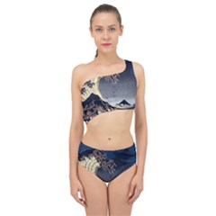 The Great Wave Off Kanagawa Japanese Waves Spliced Up Two Piece Swimsuit by Vaneshop