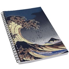 The Great Wave Off Kanagawa Japanese Waves 5 5  X 8 5  Notebook by Vaneshop