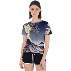 The Great Wave Off Kanagawa Japanese Waves Open Back Sport Tee by Vaneshop