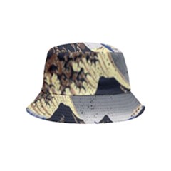 The Great Wave Off Kanagawa Japanese Waves Bucket Hat (kids) by Vaneshop