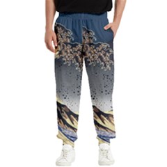 The Great Wave Off Kanagawa Japanese Waves Men s Elastic Waist Pants by Vaneshop