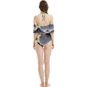 The Great Wave Off Kanagawa Japanese Waves Halter Flowy Bikini Set  View2