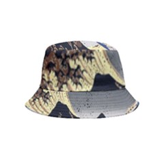 The Great Wave Off Kanagawa Japanese Waves Inside Out Bucket Hat (kids) by Vaneshop