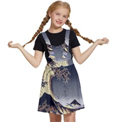 The Great Wave Off Kanagawa Japanese Waves Kids  Apron Dress by Vaneshop