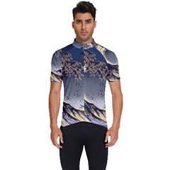 The Great Wave Off Kanagawa Japanese Waves Men s Short Sleeve Cycling Jersey by Vaneshop