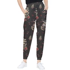 Vintage Tattoos Nautical Women s Tapered Pants by Vaneshop