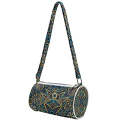 Seamless Floral Pattern Mini Cylinder Bag