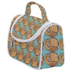 Owl Bird Pattern Satchel Handbag by Vaneshop