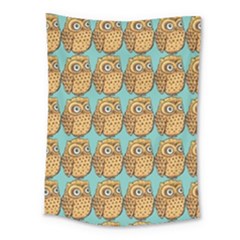 Owl Bird Pattern Medium Tapestry by Vaneshop