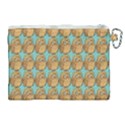 Owl Bird Pattern Canvas Cosmetic Bag (XL) View2