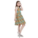 Owl Bird Pattern Kids  Skater Dress View3