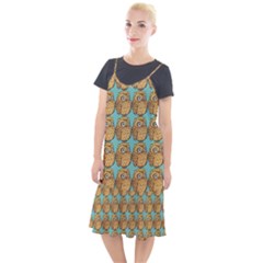 Owl Bird Pattern Camis Fishtail Dress