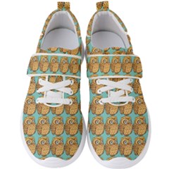 Owl Bird Pattern Men s Velcro Strap Shoes by Vaneshop