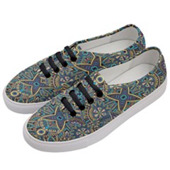 Seamless Floral Pattern Women s Classic Low Top Sneakers by zhou