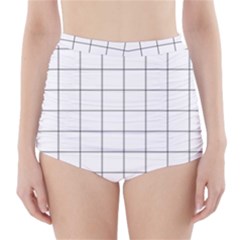 Mesh High-waisted Bikini Bottoms by zhou