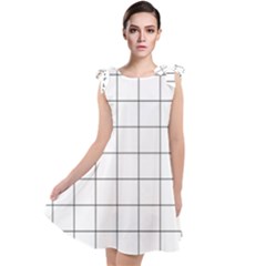 Mesh Tie Up Tunic Dress by zhou