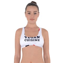 I Love Vegan Cuisine Got No Strings Sports Bra by ilovewhateva