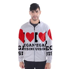 I Love Vegan Cuisine Men s Windbreaker by ilovewhateva