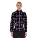 Midnight Noir Garden Chic Pattern Women s Bomber Jacket View1