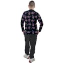 Midnight Noir Garden Chic Pattern Men s Pique Long Sleeve Tee View2