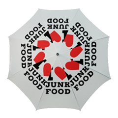 I Love Junk Food Golf Umbrellas by ilovewhateva