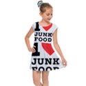 I love junk food Kids  Cap Sleeve Dress View1