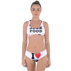 I Love Junk Food Criss Cross Bikini Set by ilovewhateva