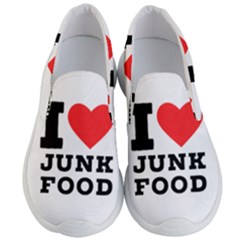 I Love Junk Food Men s Lightweight Slip Ons by ilovewhateva