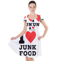 I Love Junk Food Cap Sleeve Midi Dress by ilovewhateva