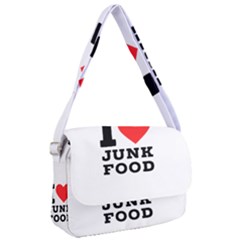 I Love Junk Food Courier Bag by ilovewhateva