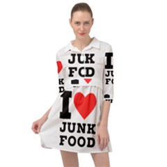 I Love Junk Food Mini Skater Shirt Dress by ilovewhateva