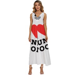 I Love Junk Food V-neck Sleeveless Loose Fit Overalls by ilovewhateva