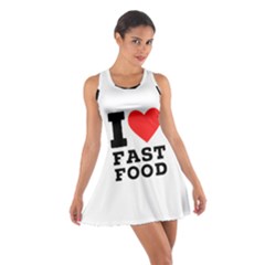 I Love Fast Food Cotton Racerback Dress by ilovewhateva