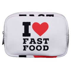 I Love Fast Food Make Up Pouch (small) by ilovewhateva