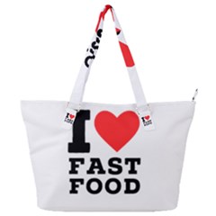 I Love Fast Food Full Print Shoulder Bag by ilovewhateva