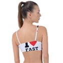 I love fast food Knot Up Bikini Top View2