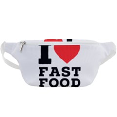 I Love Fast Food Waist Bag  by ilovewhateva