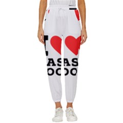 I Love Fast Food Women s Cropped Drawstring Pants by ilovewhateva