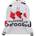 I love gourmet food Rounded Multi Pocket Backpack View3