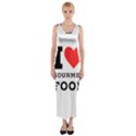 I love gourmet food Fitted Maxi Dress View1