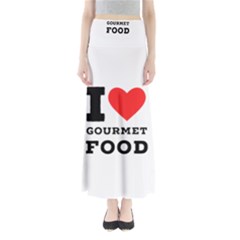 I Love Gourmet Food Full Length Maxi Skirt by ilovewhateva