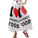 I love gourmet food Women s Satin Palazzo Pants View1