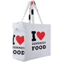 I love gourmet food Canvas Travel Bag View3