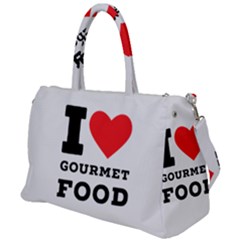 I Love Gourmet Food Duffel Travel Bag