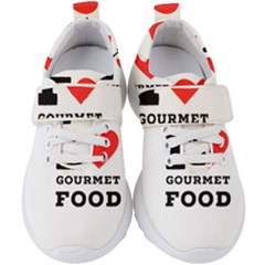 I Love Gourmet Food Kids  Velcro Strap Shoes by ilovewhateva