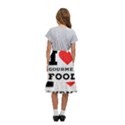 I love gourmet food Kids  Ruffle Flared Wrap Midi Skirt View4